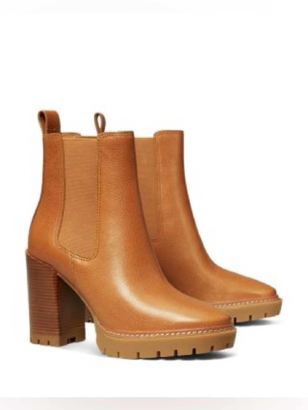 Tory Burch Ankle Block Heel Boots Size 11